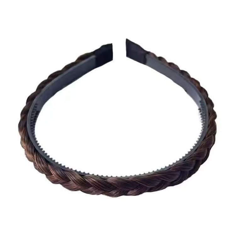 Wide-Brimmed Twisted Braid Hoops Wig Non-Slip Hair Accessories Reluova