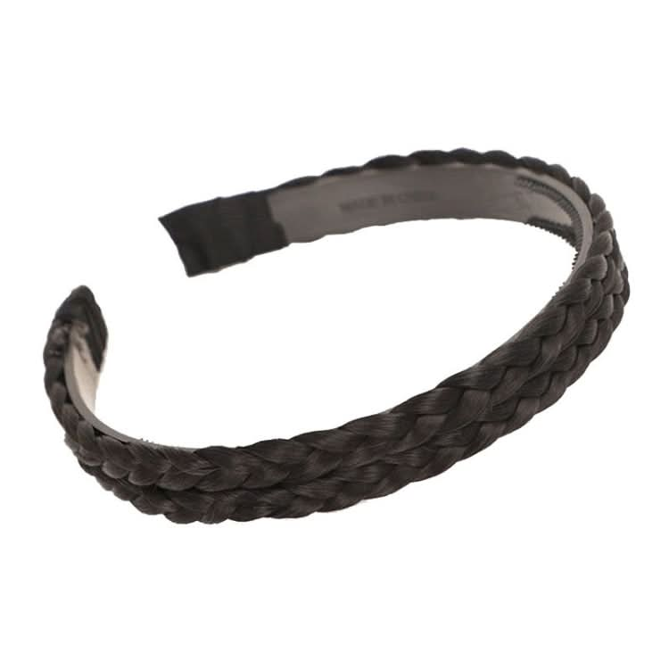 Wide-Brimmed Twisted Braid Hoops Wig Non-Slip Hair Accessories Reluova