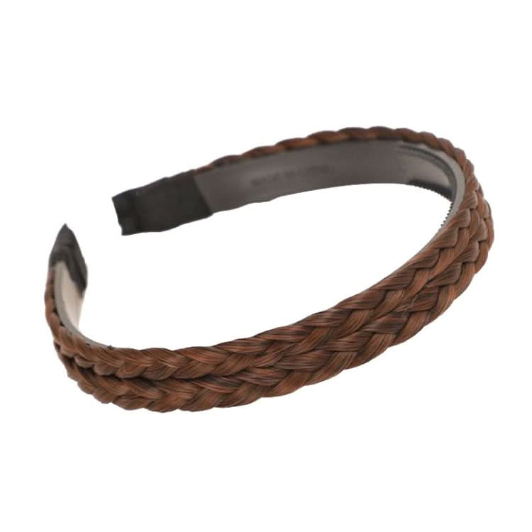 Wide-Brimmed Twisted Braid Hoops Wig Non-Slip Hair Accessories Reluova