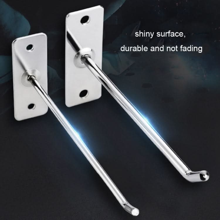 2pcs 6mm Thick Nail Wall Display Jewelry Hooks Single Wire Hook-Reluova