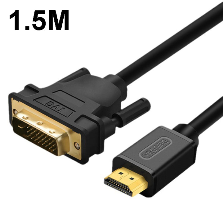 VEGGIEG HDMI To DVI Computer TV HD Monitor Converter Cable Can Interchangeable My Store