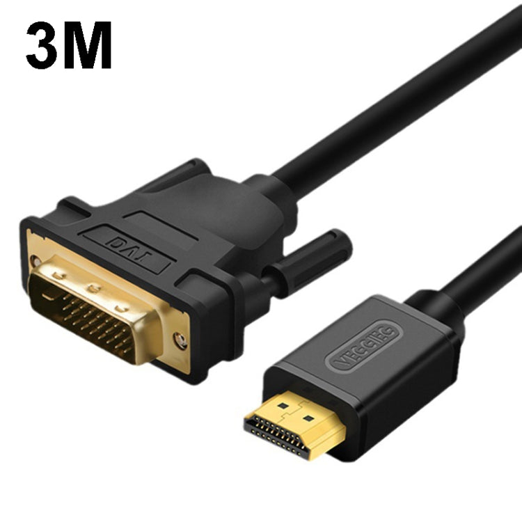 VEGGIEG HDMI To DVI Computer TV HD Monitor Converter Cable Can Interchangeable My Store