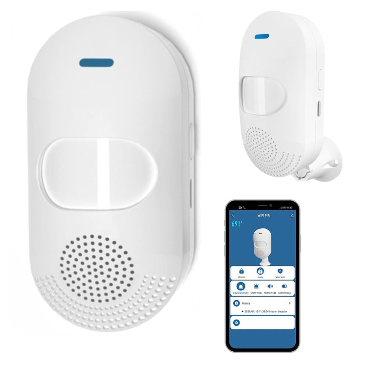 TUYA APP Control  Wireless PIR Motion Sensor Alarm WiFi Motion Detector Reluova