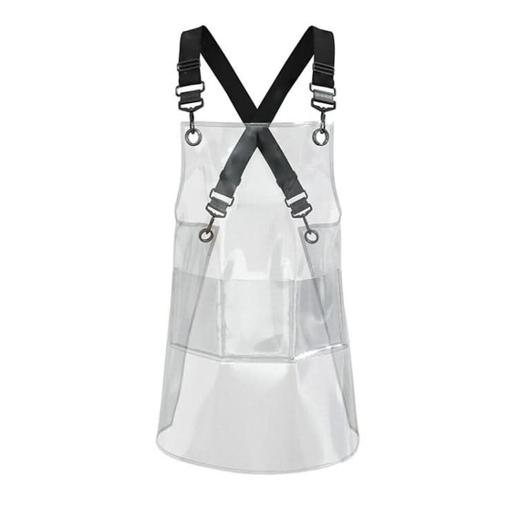 Transparent TPU Apron Solid Color Webbing Adjustable Work Apron - Reluova