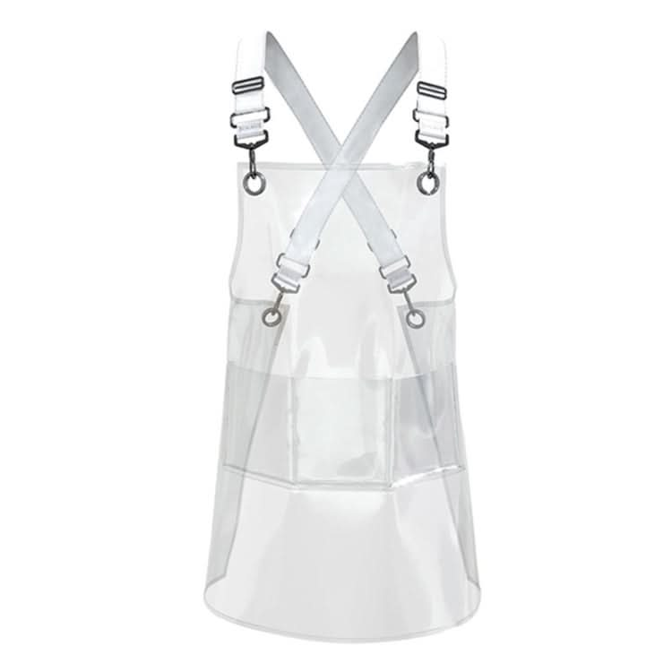 Transparent TPU Apron Solid Color Webbing Adjustable Work Apron - Reluova