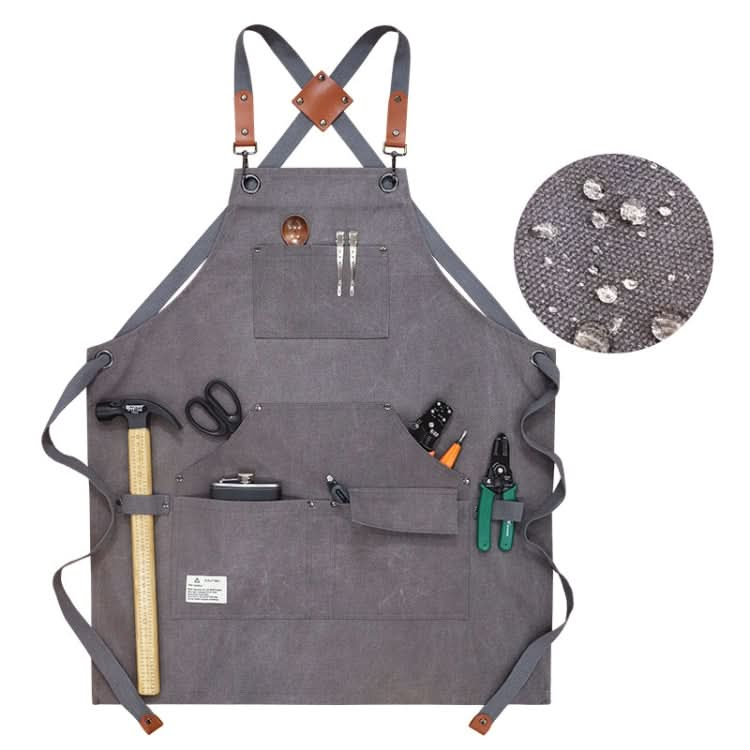 Carpentry Electrician Garden Heavy Canvas Workwear Apron - Reluova