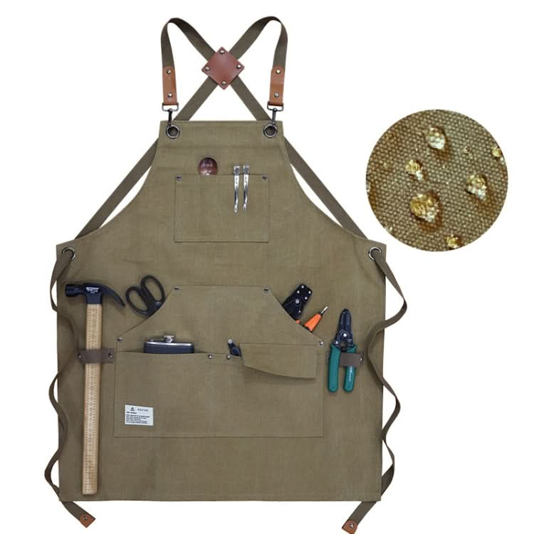 Carpentry Electrician Garden Heavy Canvas Workwear Apron - Reluova