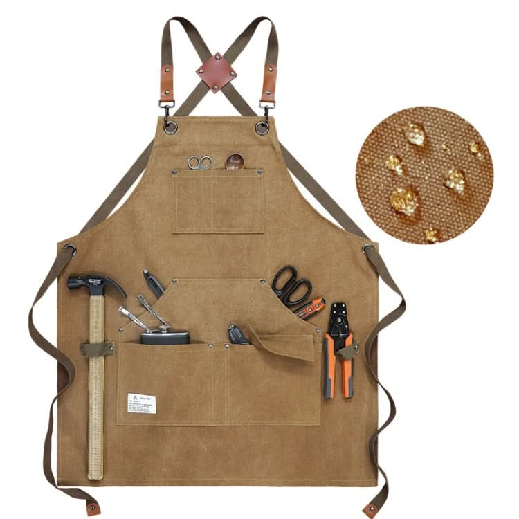 Carpentry Electrician Garden Heavy Canvas Workwear Apron - Reluova