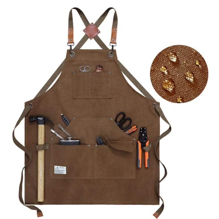 Carpentry Electrician Garden Heavy Canvas Workwear Apron - Reluova