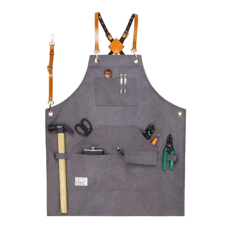 Carpentry Electrician Garden Heavy Canvas Workwear Apron - Reluova