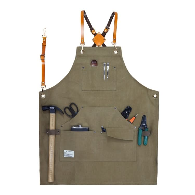 Carpentry Electrician Garden Heavy Canvas Workwear Apron - Reluova