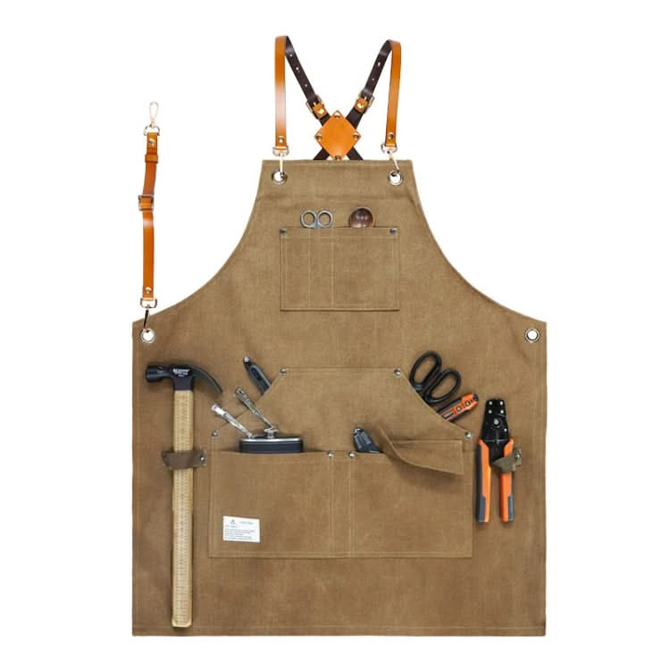 Carpentry Electrician Garden Heavy Canvas Workwear Apron - Reluova