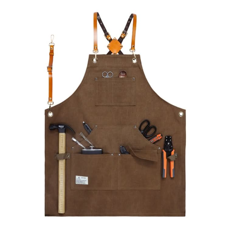 Carpentry Electrician Garden Heavy Canvas Workwear Apron - Reluova