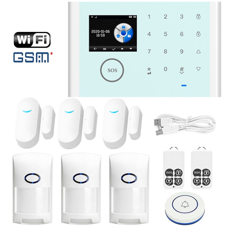 CS118   WIFI+GSM Tuya Smart Voice Alarm System Supports Amazon Alexa/ Google Assistant Reluova