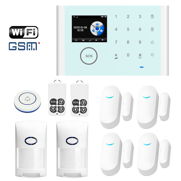 CS118   WIFI+GSM Tuya Smart Voice Alarm System Supports Amazon Alexa/ Google Assistant