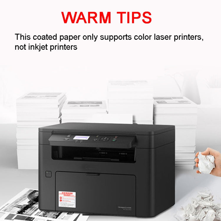 A4 100 Sheets Laser Printers Matte Photo Paper Supports Double-sided Printing for