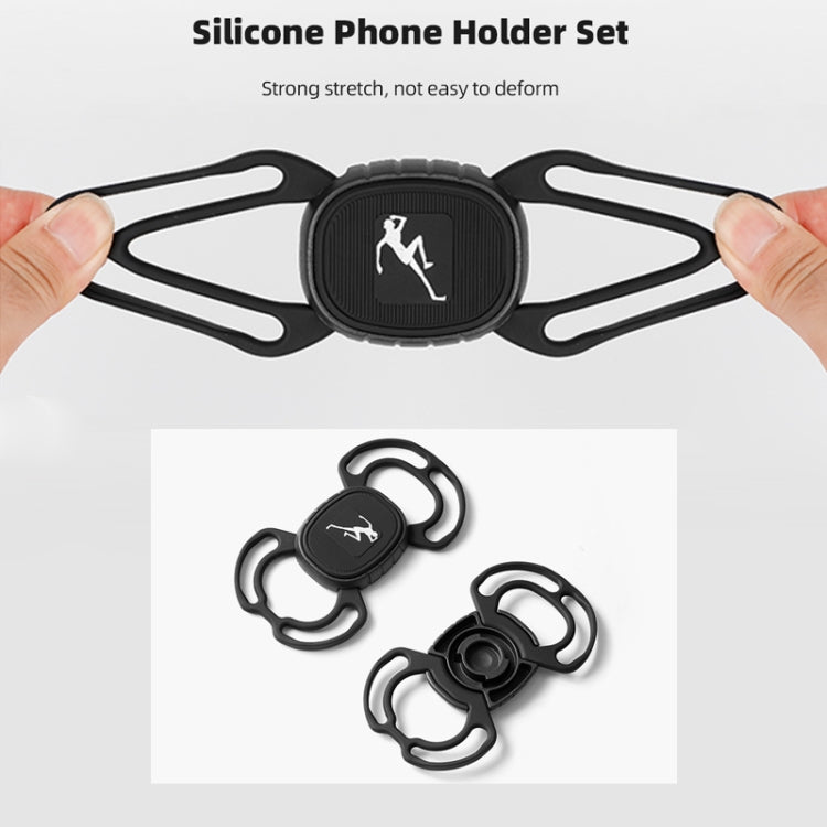 Bike Anti-vibration Silicone Cycling Fixed Mobile Phone Bracket Reluova