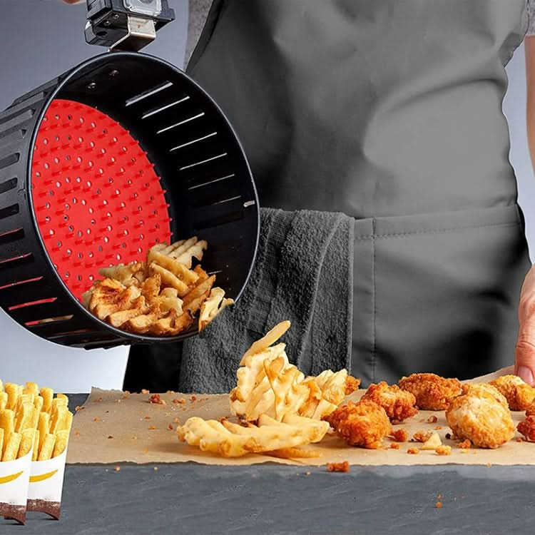 Air Fryer Reusable Silicone Liner Mat Non-Stick Steamer Pad Kitchen Accessories Reluova