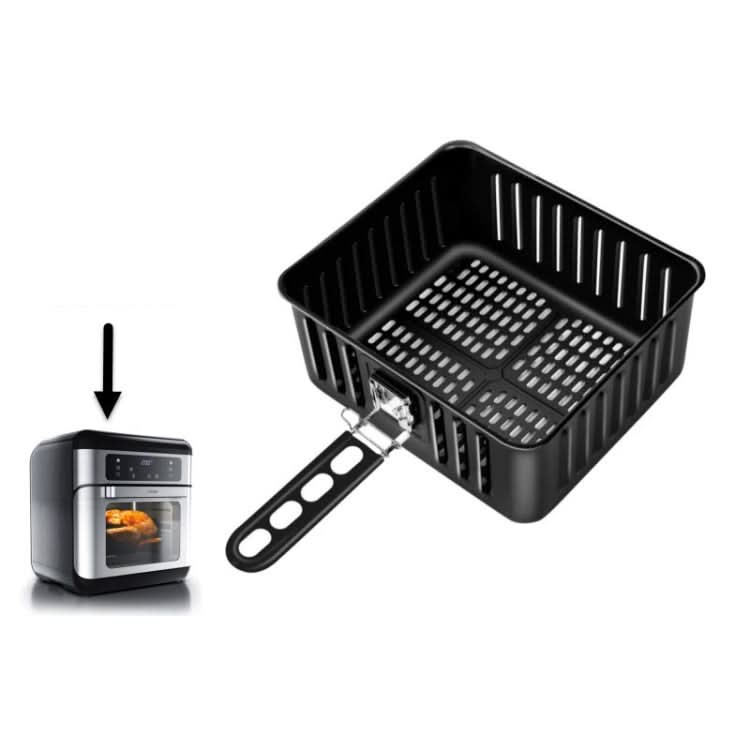 6L Air Fryer Square Basket for Gowise COSORI Power Ninja and Other Fryer Ovens-Reluova