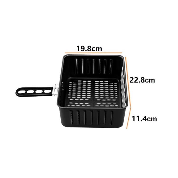 6L Air Fryer Square Basket for Gowise COSORI Power Ninja and Other Fryer Ovens-Reluova