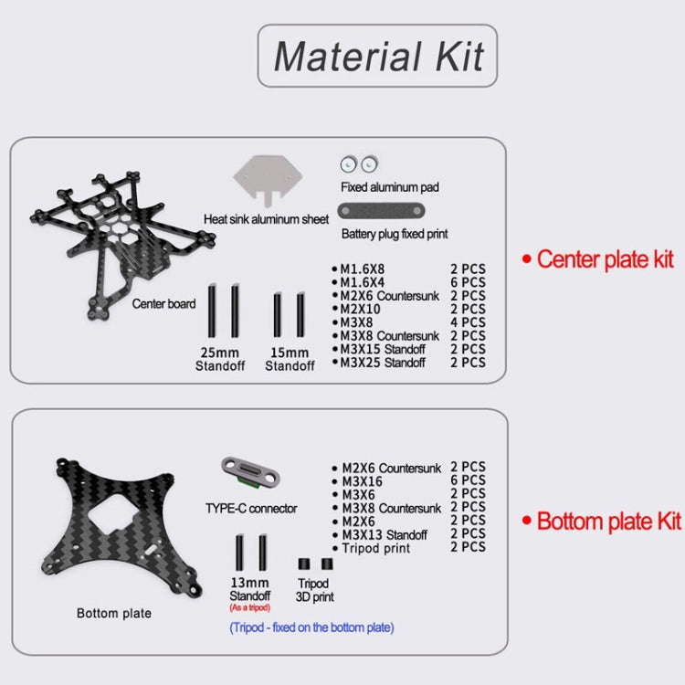 Suitable for DJI Avata 3.5-inch Upgrade Frame Kit