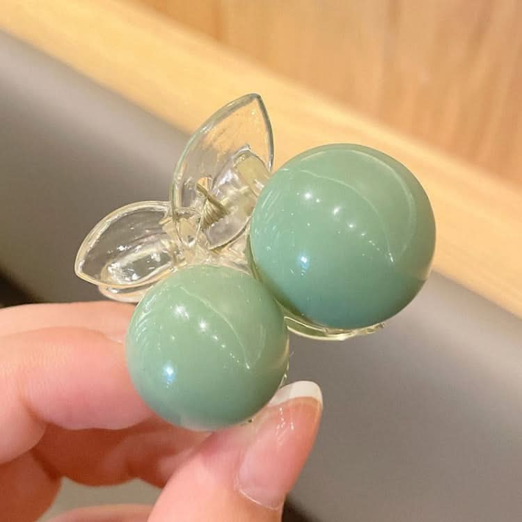 Green Pearl Acrylic Hair Clip Multifunctional Hair Accessories Clip Reluova