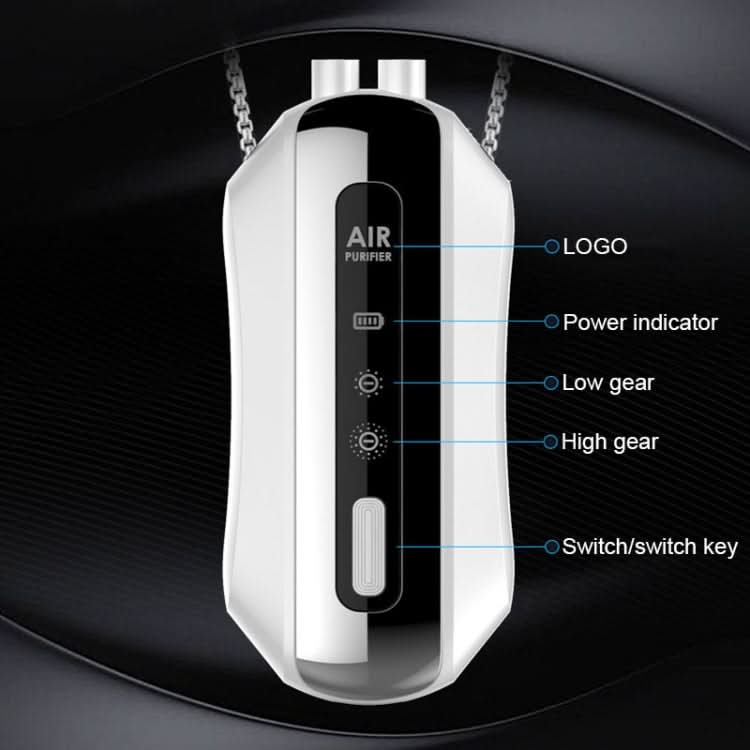 Portable Negative Ion Air Purifier Home Hanging Neck Purifier