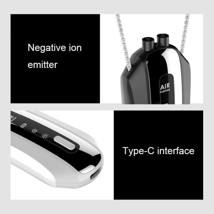 Portable Negative Ion Air Purifier Home Hanging Neck Purifier