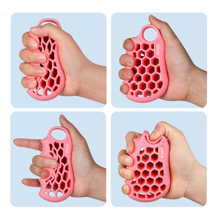 Honeycomb Elastic Finger Exerciser Hand Grip Strengthener Training Grip Ring