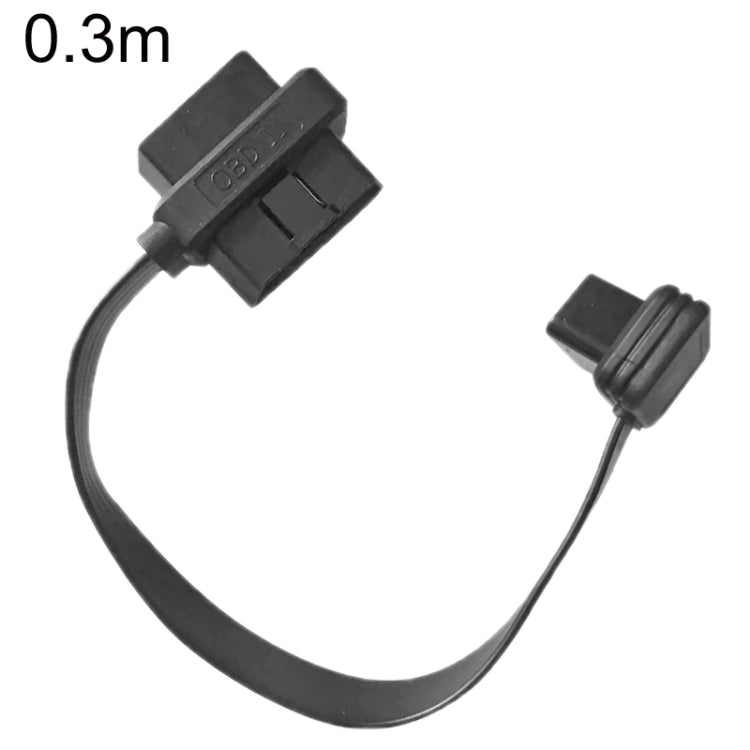 OBD2 Male to Female Tee Extension Cable OD16 16C Flat Cable