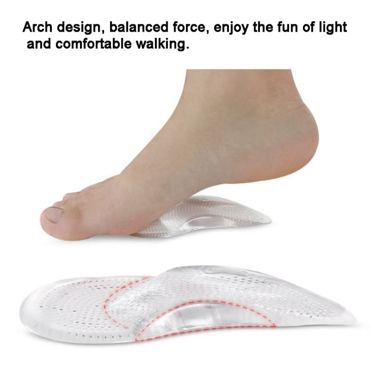 1pair Flat Feet Arch Support Shoe Insoles Adhesive Reusable Arch Cushions-Reluova