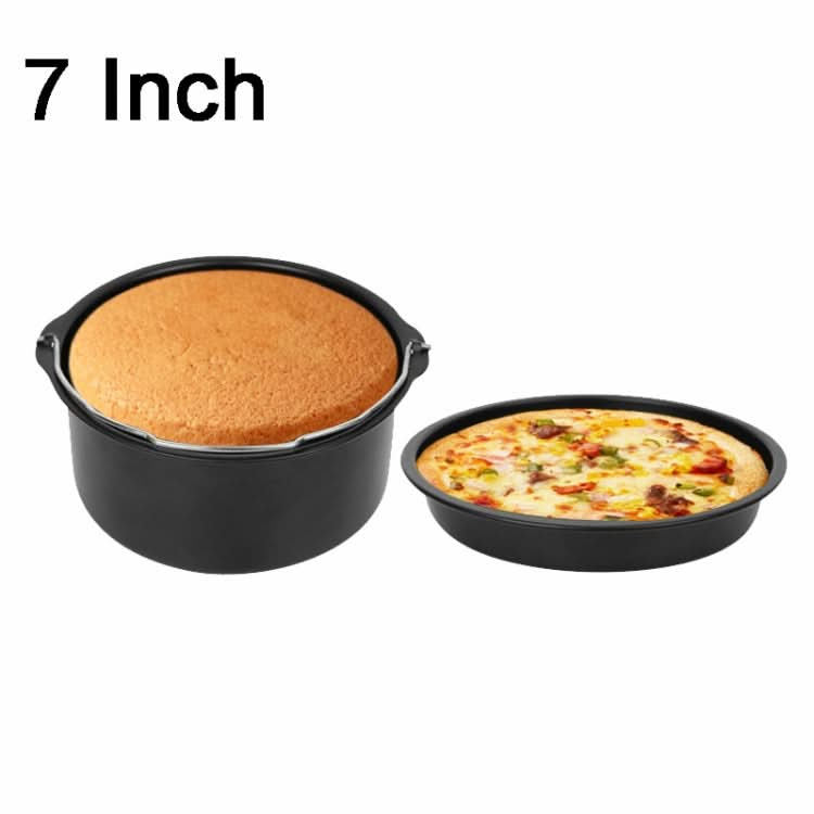 Cake Basket with Handle + Pizza Tray Air Fryer Accessory Set Bakeware