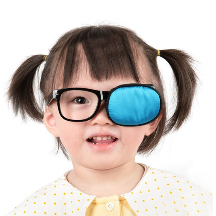 Children Silk Blackout Monocular Strabismus Training Corrective Eye Mask Reluova