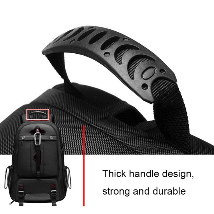 Large-capacity Expandable Shoe Compartment Backpack Camping Travel Bag with USB Port Reluova