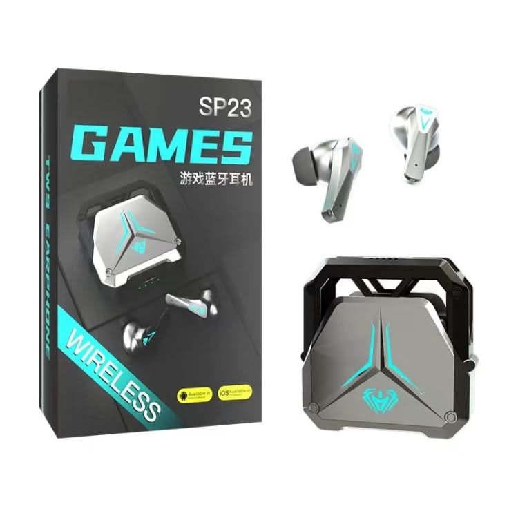 SP23 TWS Wireless Earphones Game Headset Noise Reduction HIFI Stereo Earbuds