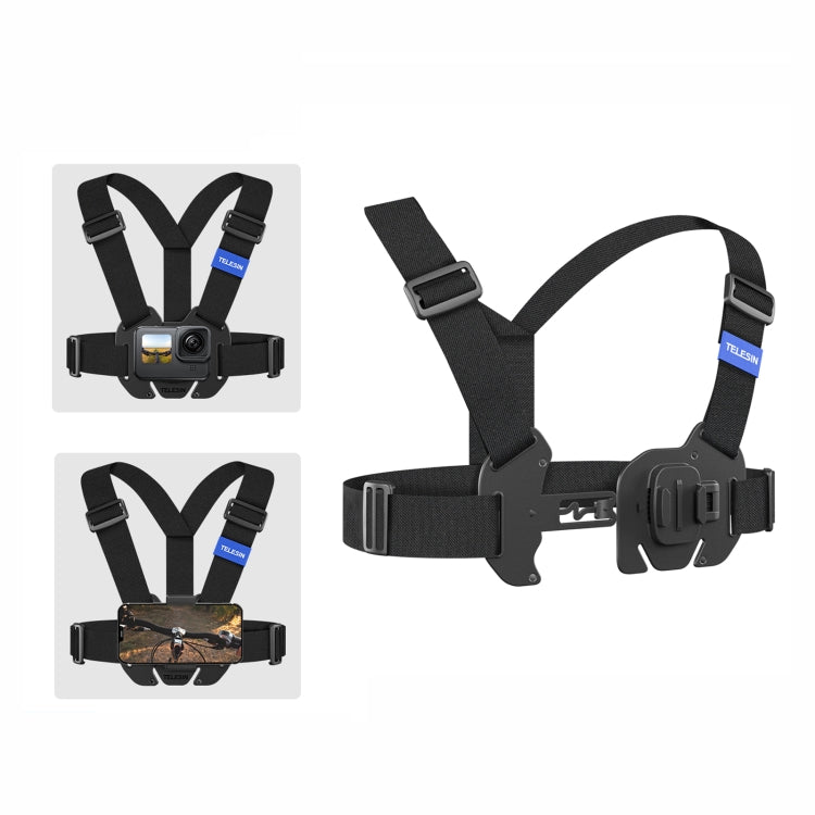 TELESIN  Chest Strap Mount Waistcoat Belt  Mount For Action Camera My Store