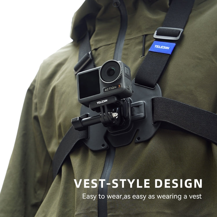 TELESIN  Chest Strap Mount Waistcoat Belt  Mount For Action Camera My Store