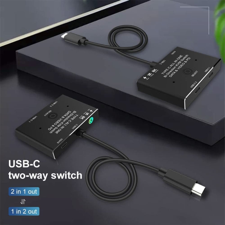 8K30 Type-C / USB-C Bidirectional Switch 10Gbps HD Splitter My Store