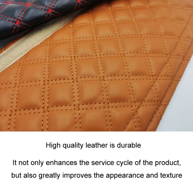 Rhombus Leather Seat Belt Shoulder Protector Pads