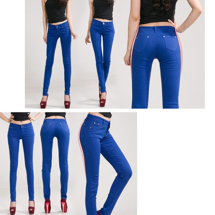 Mid-Waist Stretch Candy-Colored Tight Trousers Look-Sliming Jeans, Series 5 My Store