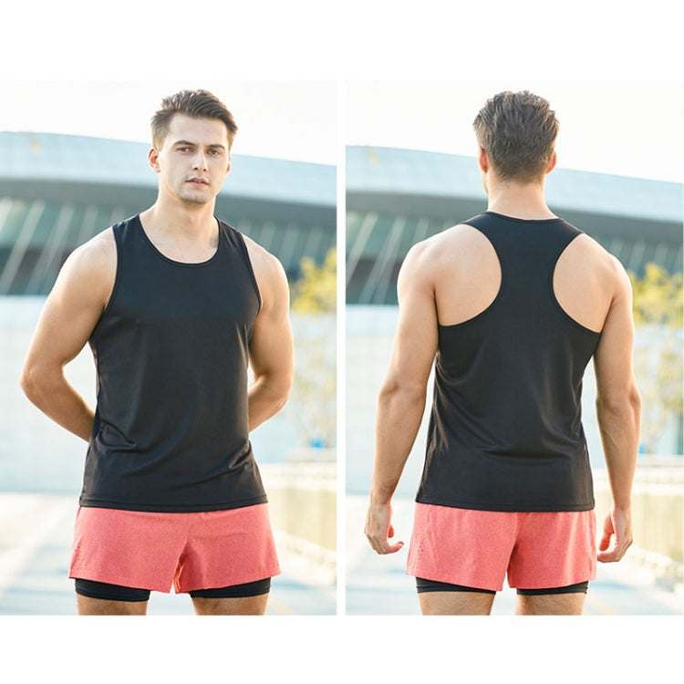 H-Shape Summer Men Sports Vest Casual Breathable Quick-drying Outdoor Running Vest My Store