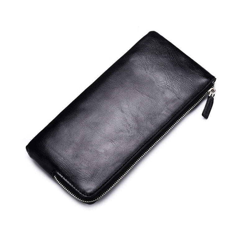 Men Long Wallet Soft Leather Zipper Mini Phone Bag Clutch Bag My Store