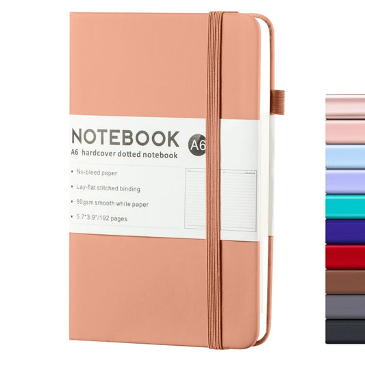 A6 PU Leather Notebook Business Notepad 96 Sheets Inner Pages My Store