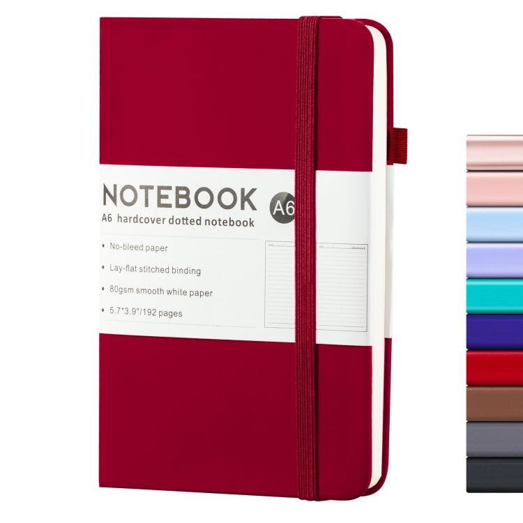 A6 PU Leather Notebook Business Notepad 96 Sheets Inner Pages My Store