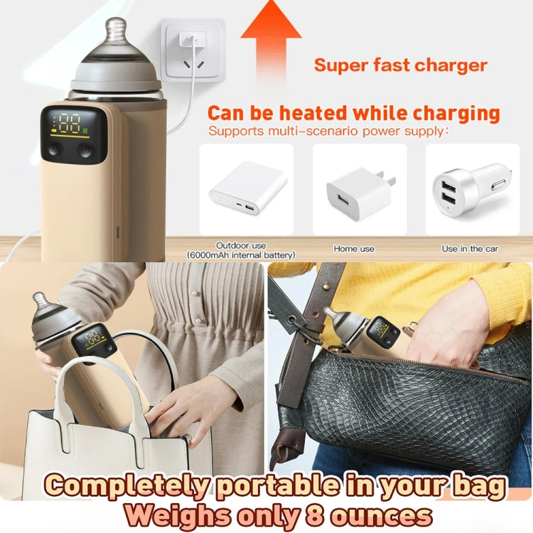 18W Fast Charging Baby Bottle Warmer With Digital Display, Spec: Flagship Version-Reluova