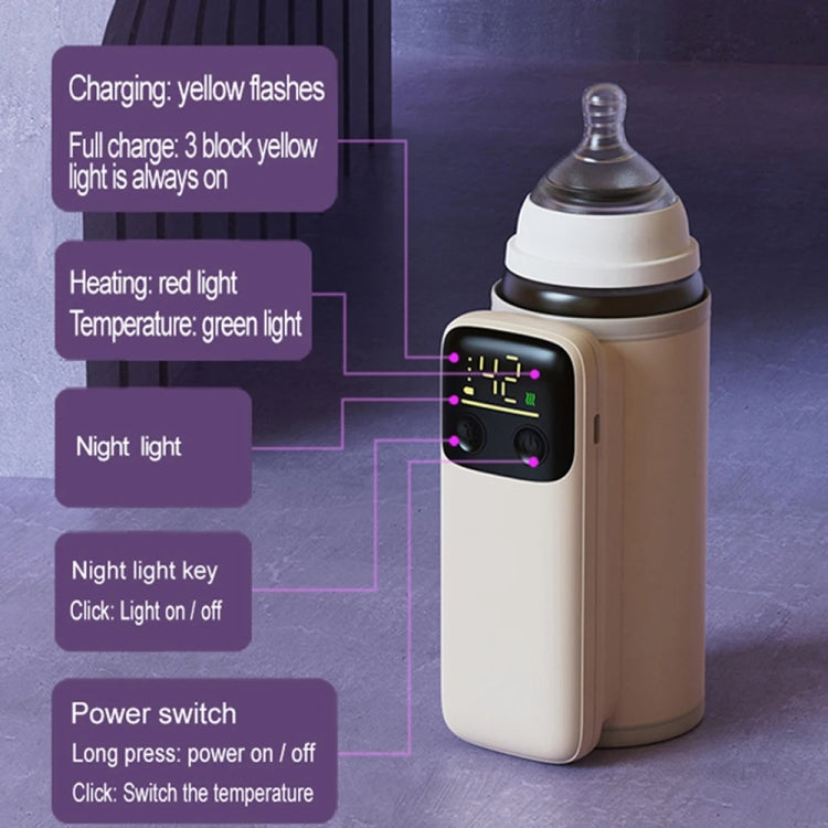 18W Fast Charging Baby Bottle Warmer With Digital Display, Spec: Standard Version-Reluova