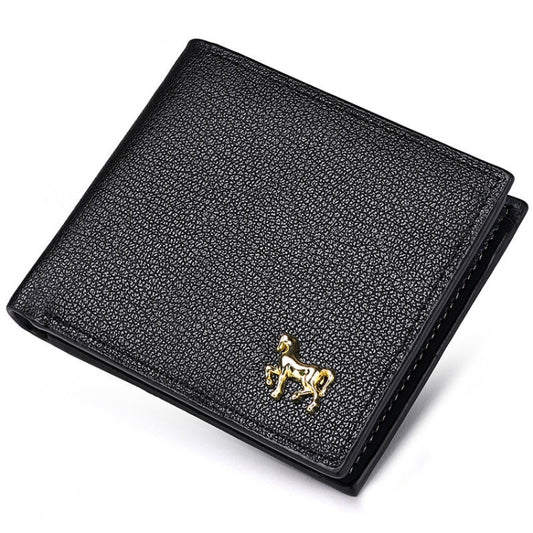 Men Horizontal Wallet Multifunctional Business Tri-fold Card Holder My Store