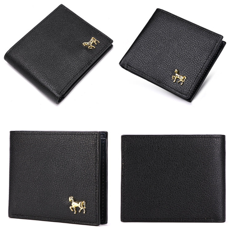 Men Horizontal Wallet Multifunctional Business Tri-fold Card Holder My Store