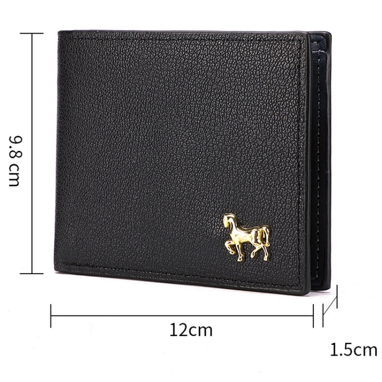 Men Horizontal Wallet Multifunctional Business Tri-fold Card Holder My Store