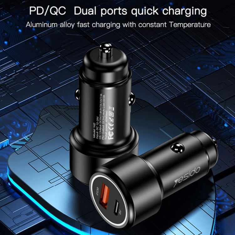 Yesido Y42 PD+QC3.0 Car Charger Cigarette Lighter 42W Fast Charger ÎҵÄÉ̵ê